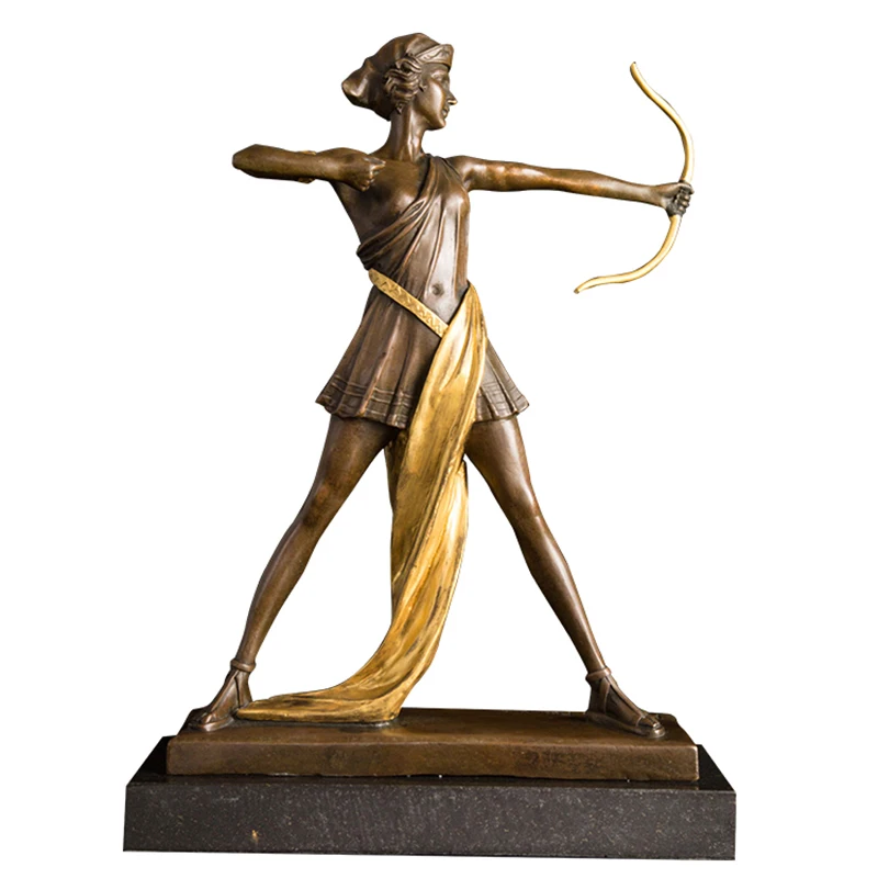 Ivorique Ds-003B Complementi Arredo Casa Statua Scultura In Bronzo Dea Bronzo Figurine Arte Vintage Complementi Arredo Casa Zione Accessori