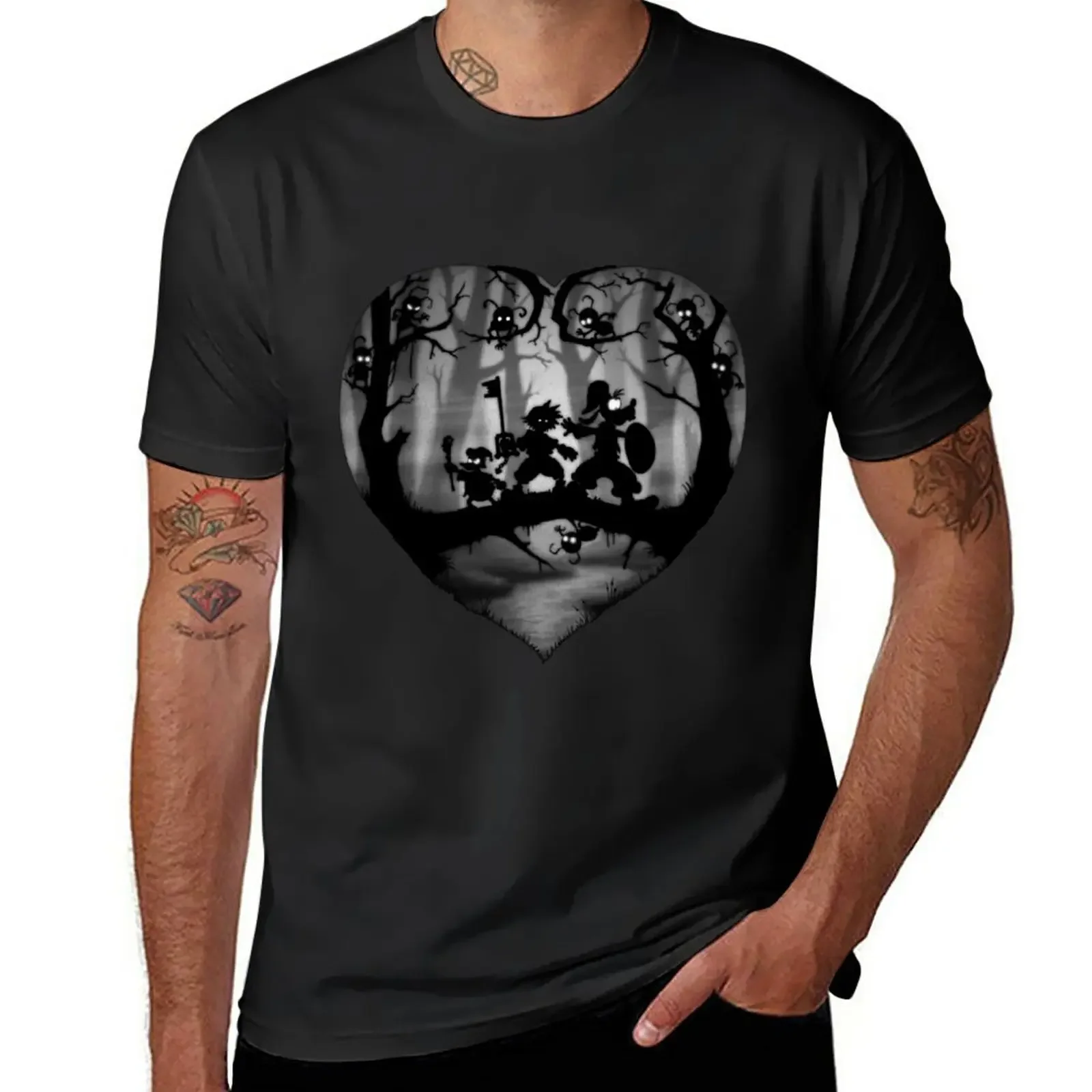 Shadow Fight T-Shirt Abbigliamento Estivo Top Estivi Abbigliamento Uomo