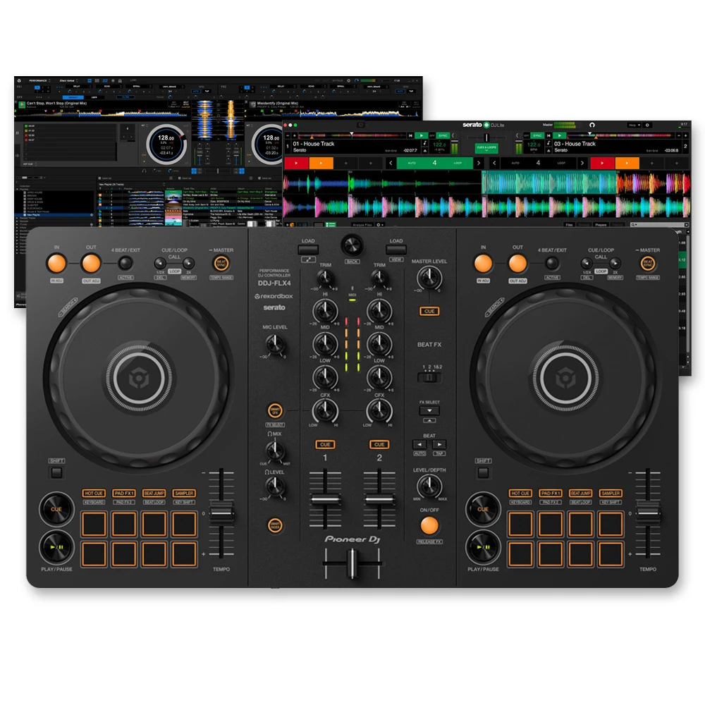 Ddj-Flx4 Ddj400 Controller Registratore A Disco Integrato