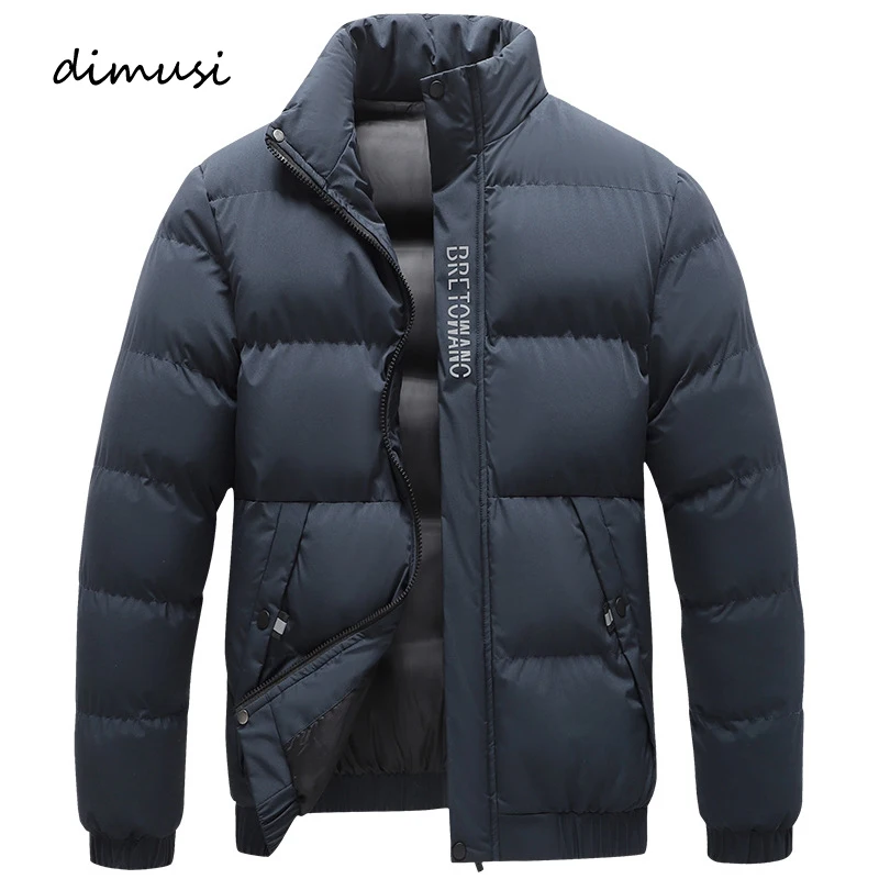 Dimusi Giacca Invernale Da Uomo Moda Uomo Parka Termico Cappotti Casual Classic Outwear Giacca A Vento Giacche Imbottite Calde Abbigliamento Uomo