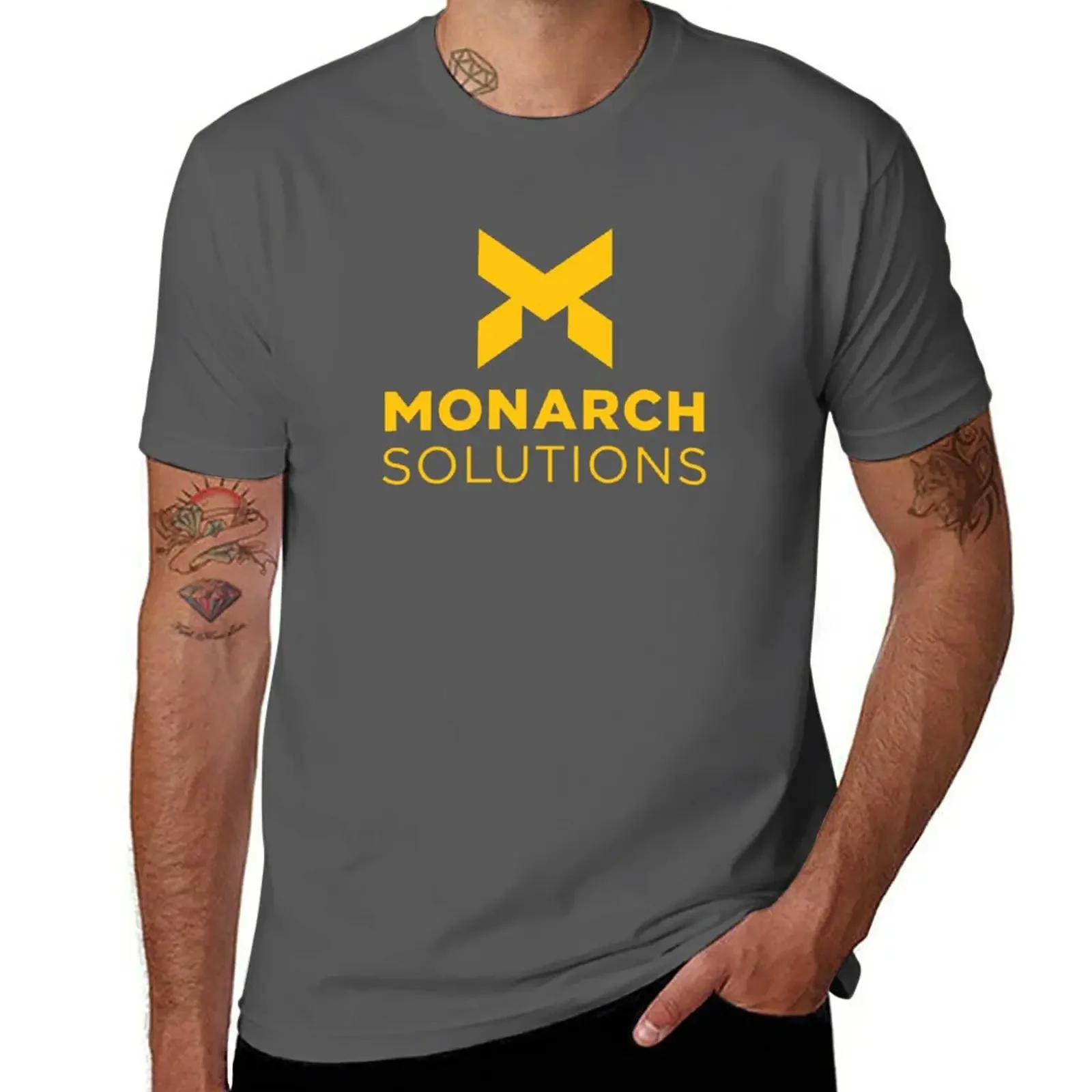 Monarch Solutions - Quantum Break T-Shirt Summer Top Summer Clothes Anime Clothes Mens Magliette Grandi E Alte