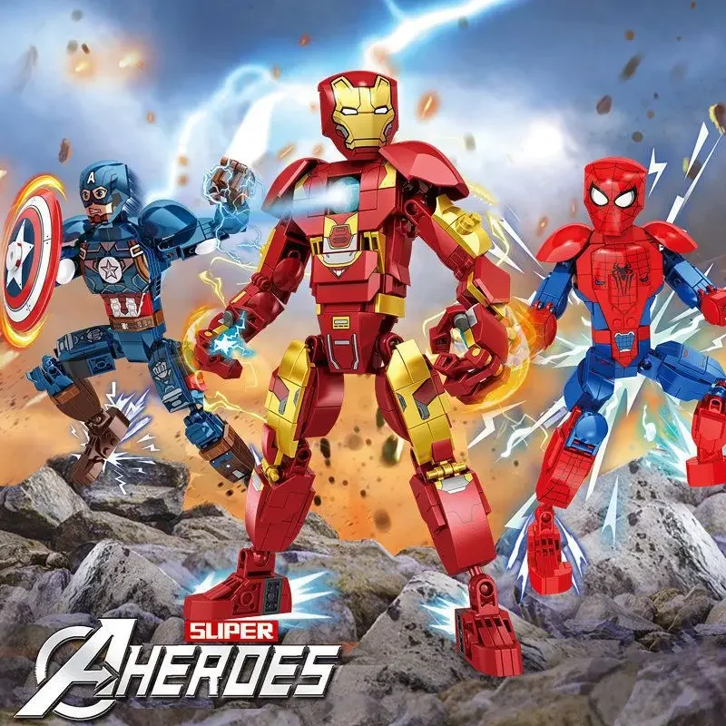 Bambini Anime Buildable Figure Building Blocks Kid Gift Toy Model Mini City Film Personaggi Figurine Compatibile Con Lego