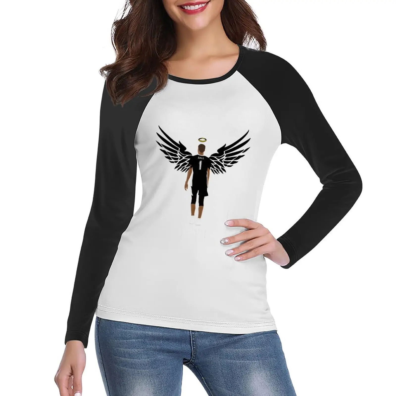 Lamelo Ball Mb1 Melo Ball T-Shirt A Maniche Lunghe Plus Size Top Magliette Personalizzate T-Shirt Dress Women