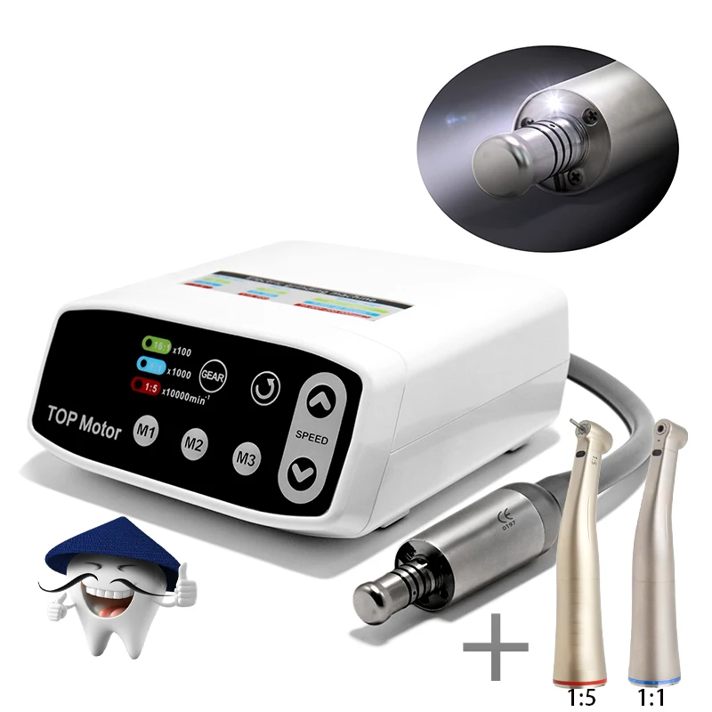 Odon Sem Galantia Consiglia Motore Elettrico Dentale Con 1:1 And1:5 Leggero Contrangolo Motore Levigatrice Manipolo Dentale