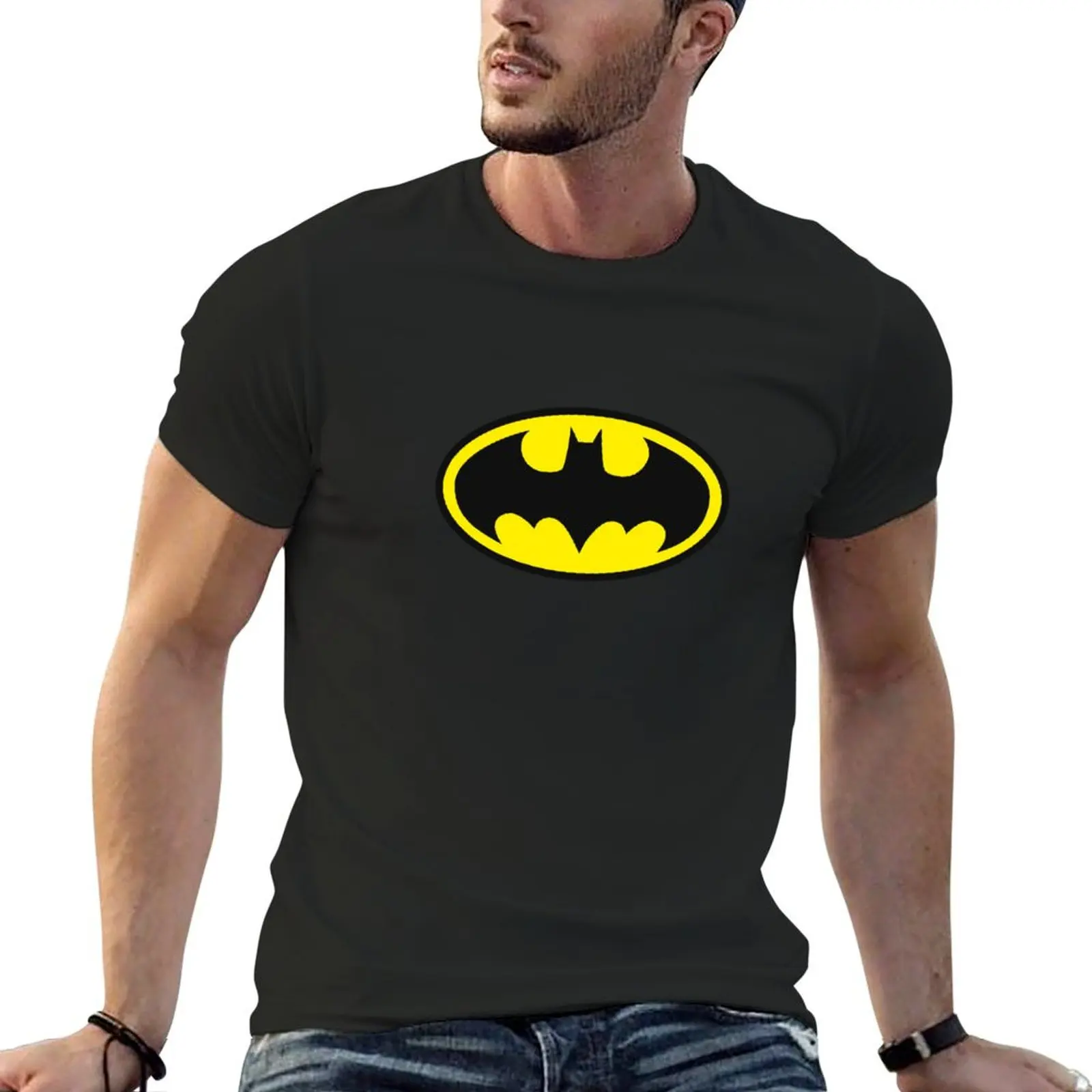 Arkham Bat City T-Shirt Boys Whites Sports Fans Mens T-Shirt Pack