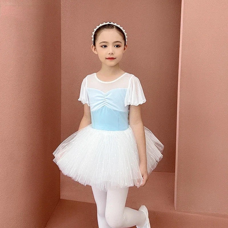 Classic Ballet Kids Body Toddler Girls Ballet Dance Dress Ginnastica Body Per Dancing Ballerina Ballet Dress Party Outfit