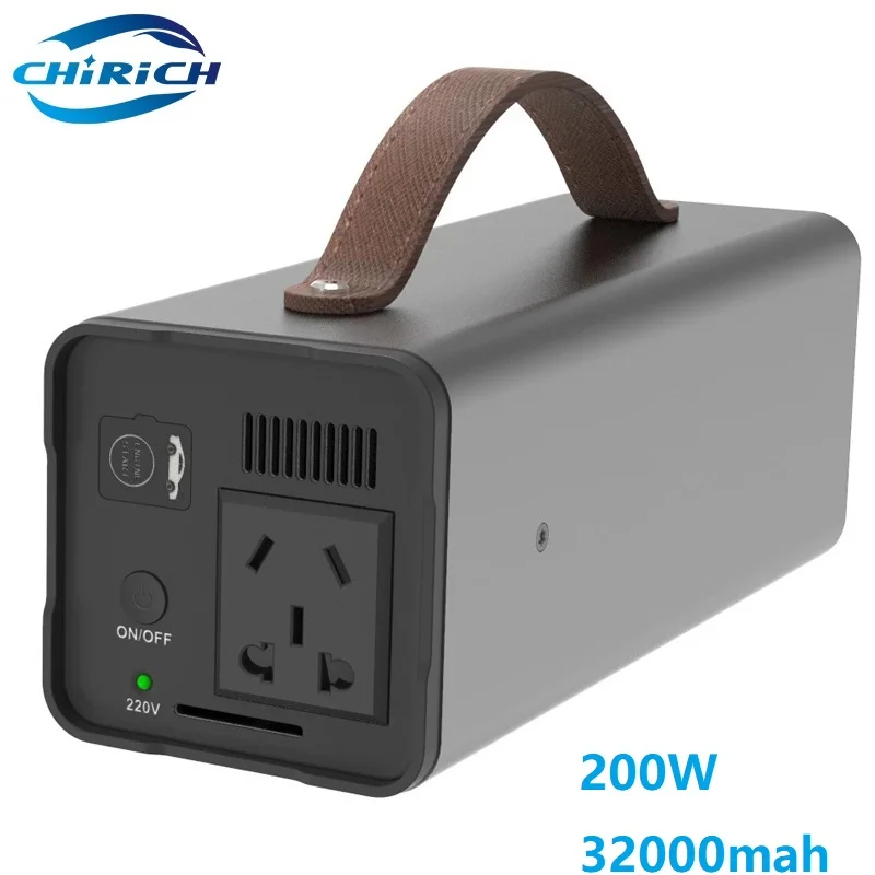 200W Centrale Elettrica Portatile Generatore Di Emergenza Solare Campeggio All'Aperto 32000Mah 220V Power Bank Generateur Solaire Allpowers