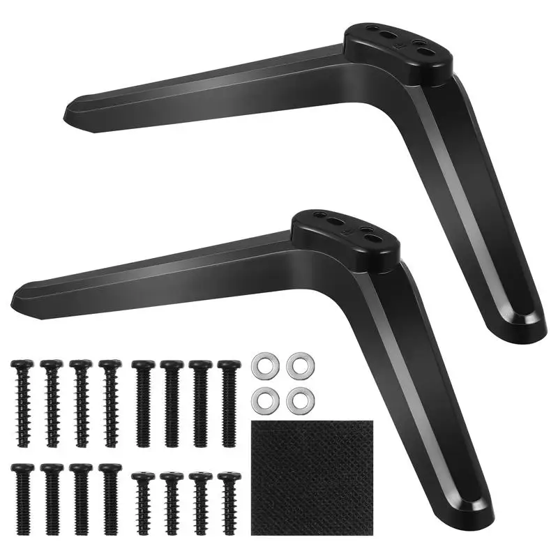 2 Pezzi Gambe Porta Tv Per 28 32 40 43 49 50 55 Supporto Tv Da 65 Pollici Con Viti Staffe Tv Durevoli Supporto Base Universale Per Supporto Tv