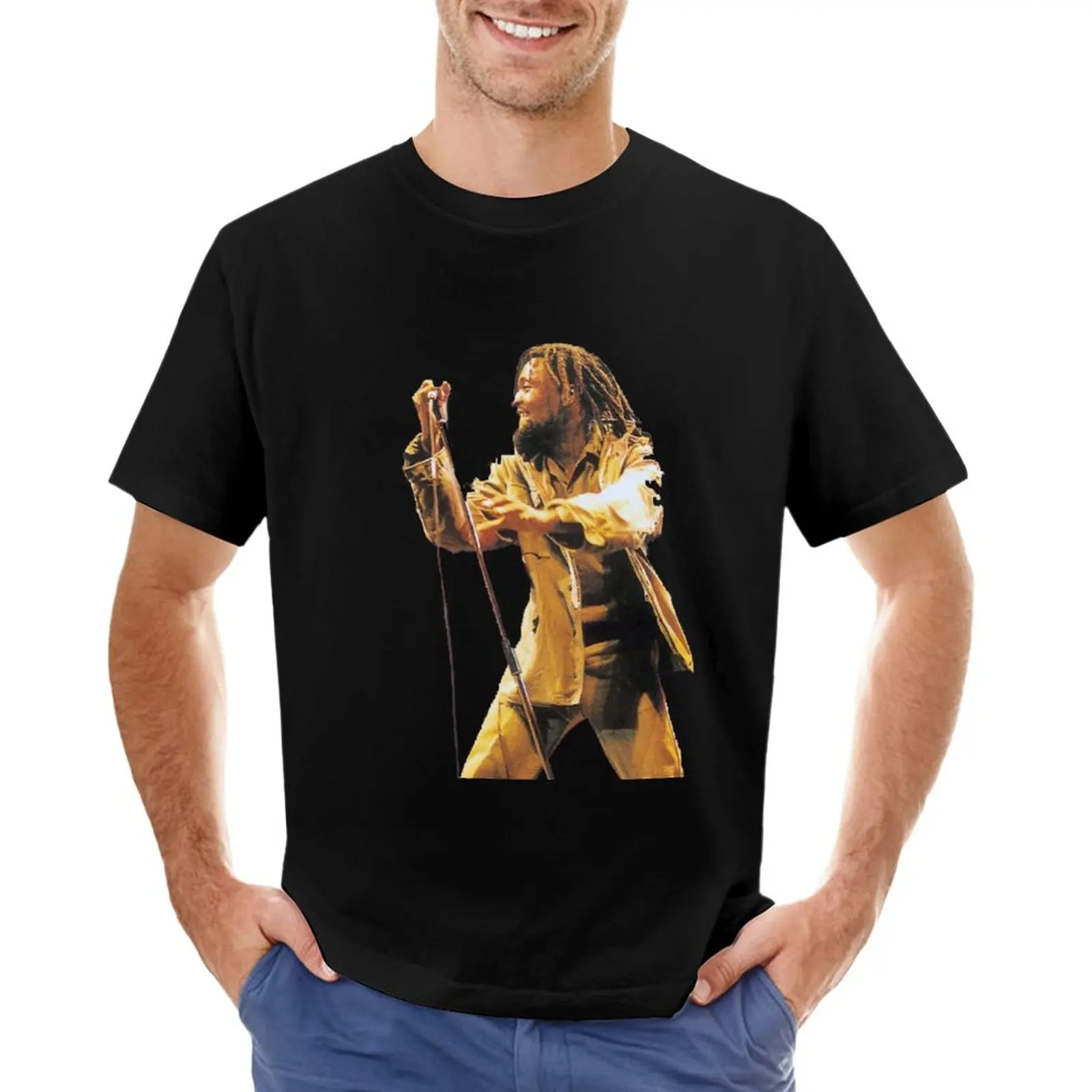 Tribute To Lucky Dube T-Shirt Short Sleeve Tee Plus Size T Shirts Mens T Shirt Graphic