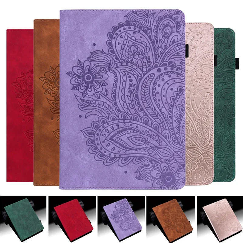 Per Lenovo M11 Case 11 Pollici Goffratura Pu Leather Stand Book Flip Cover Per Funda Lenovo Tab M11 Xiaoxin Pad 2024 Case Etui