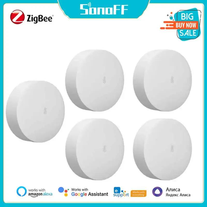 Sonoff Zigbee 3.0 Sensore Di Temperatura Sonoff Snzb-02P Funziona Con Sonoff Zigbee Bridge Smart Home Per Alexa Google Home Ewelink App