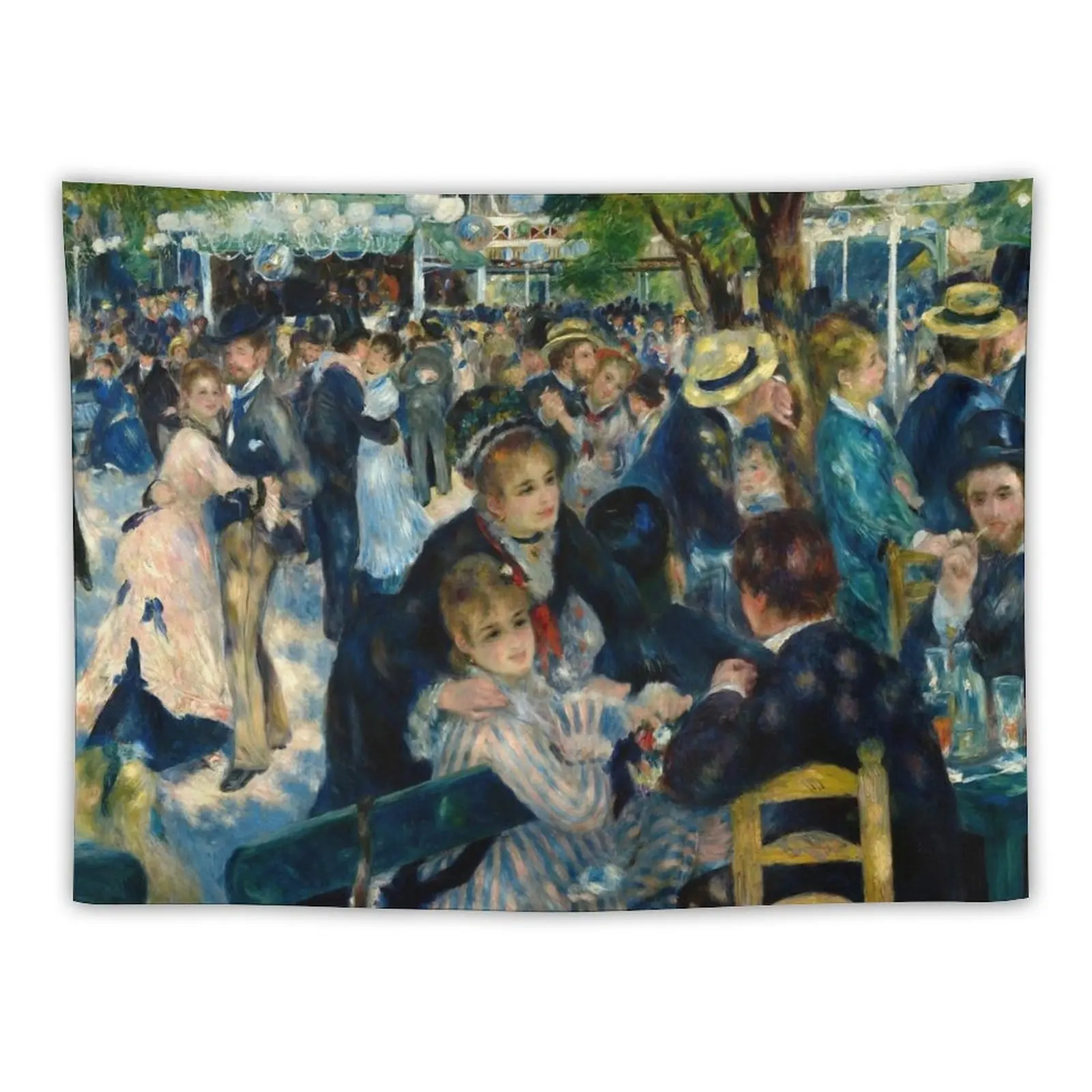 Renoir - Dance At Le Moulin De La Galette, 1876 Tapestry Wall Carpet Estetica Room Decor Living Room Decorator Room