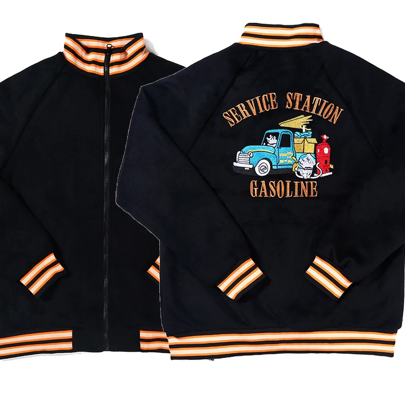 Giacche Da Uomo In Lana Ricamate Colletto Alla Coreana Maglioni Da Baseball In Lana Cerniera Addensata Casual Classico Versatile Abbigliamento Maschil