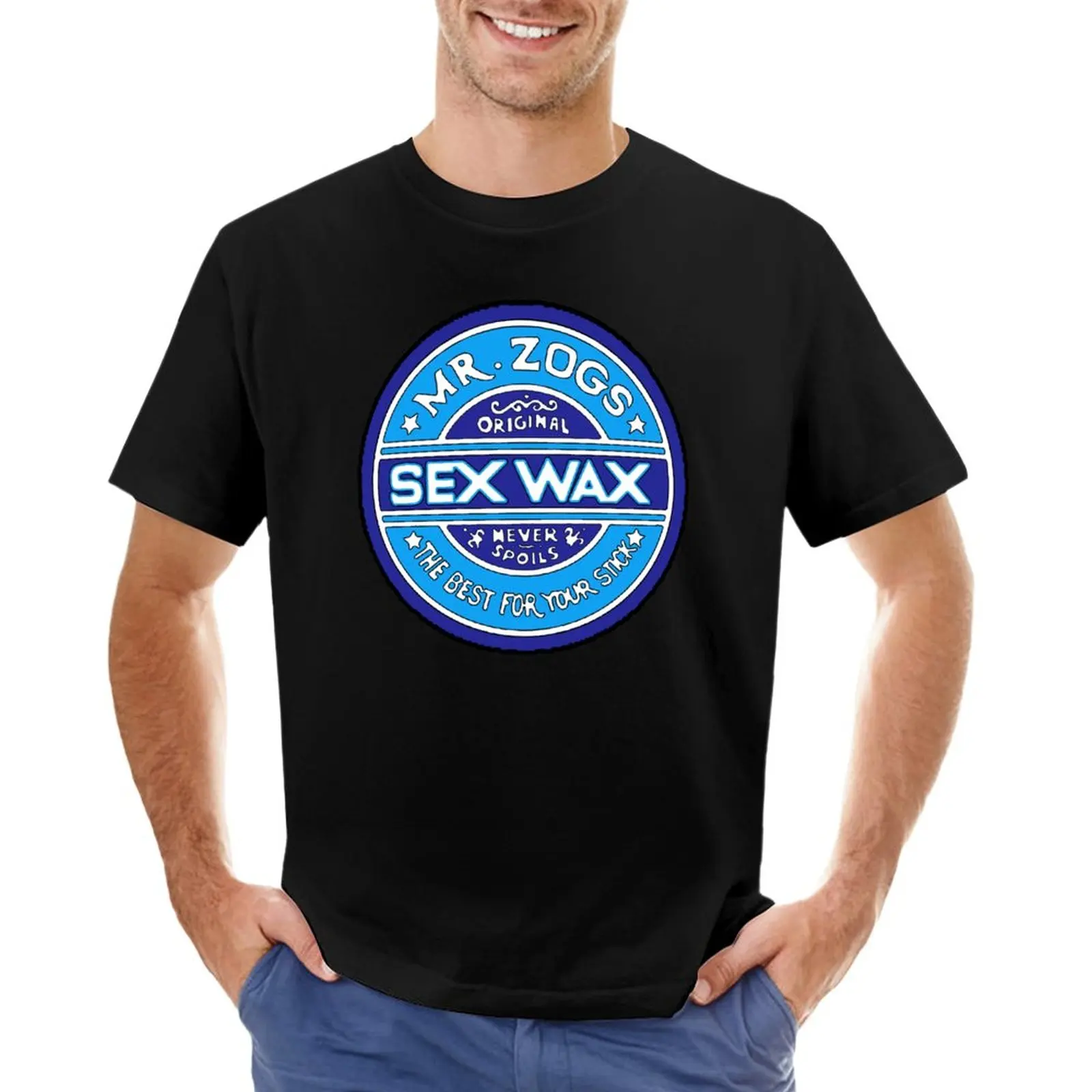Mr Zogs Blue T-Shirt Customized T Shirts Tee Shirt Men Clothing