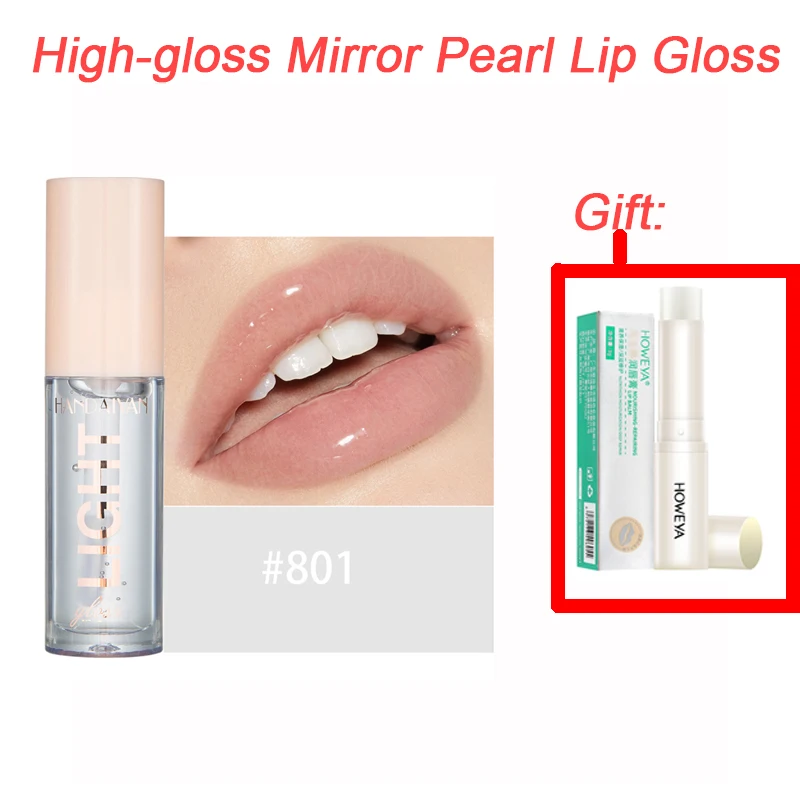 Lucidalabbra A Specchio Lucido Lucidalabbra Idratante Impermeabile Rossetti A Lunga Durata Lucidalabbra Cosmetico Glitter Trucco Lucidalabbra