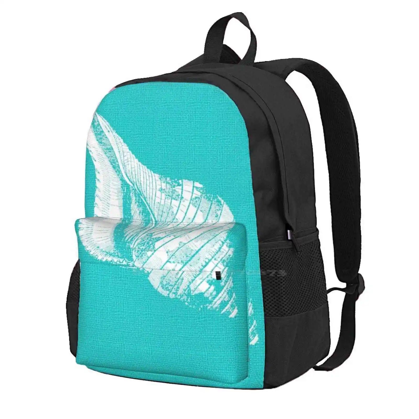Aqua Blue Con Conchiglia Bianca Vendita Calda Zaino Borse Moda Mare Blu Mare Mare Blu Acqua Turchese Conchiglia Scuebaby