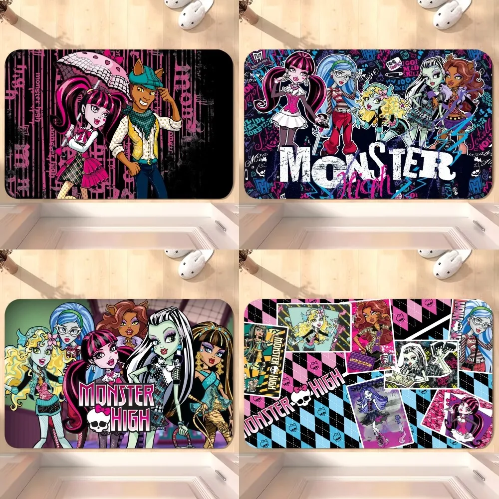 Cartoon M-Monster High H D Tappetino Camera Da Letto Cucina Porta Bagno Casa Piede Super Assorbente Antiscivolo