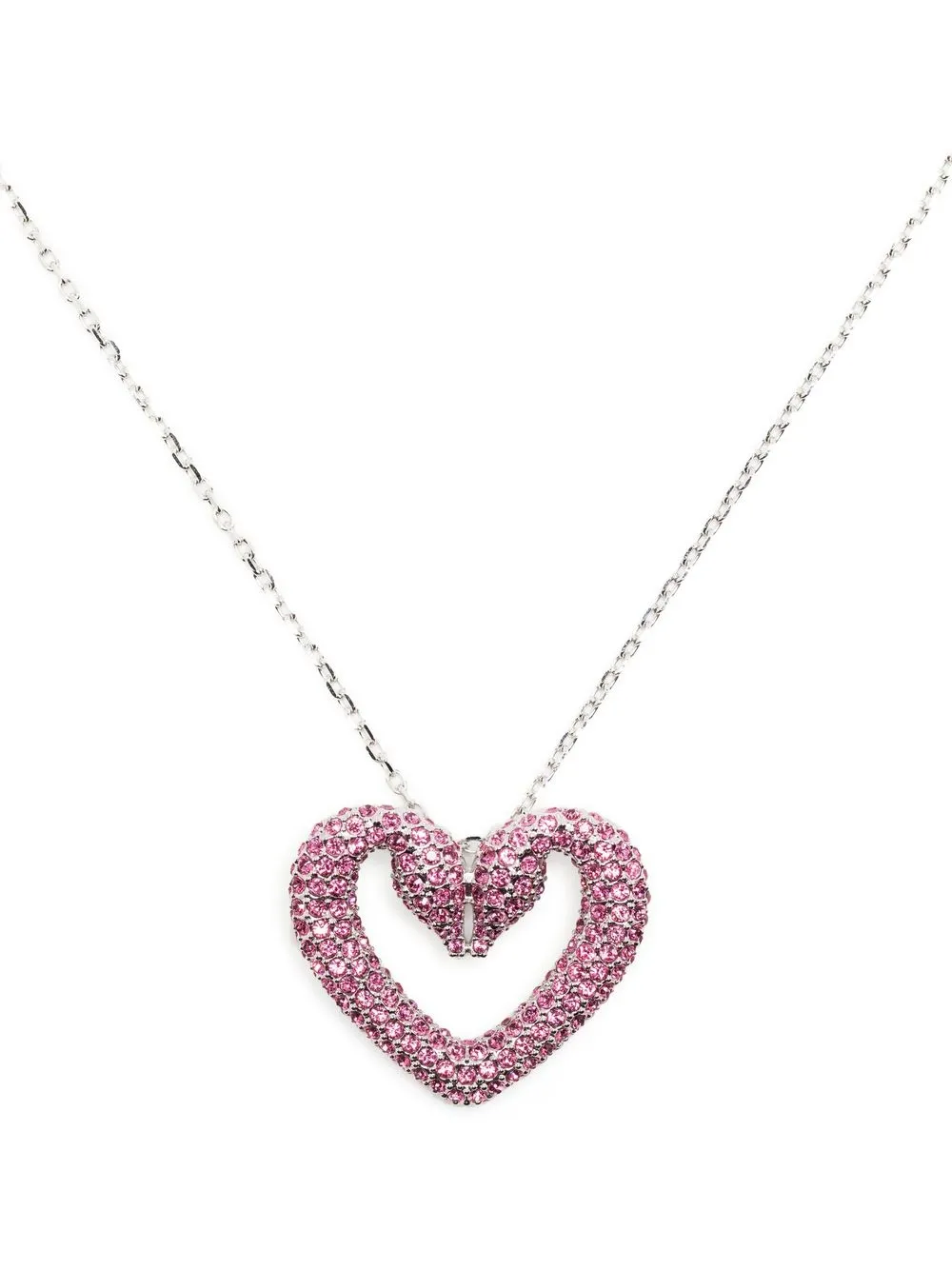 Swarovski Una heart-charm necklace - Rosa