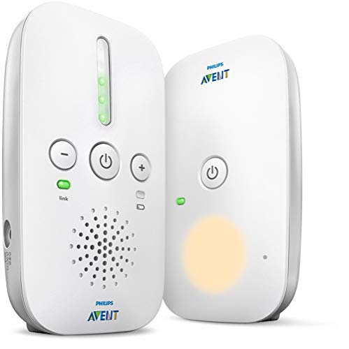 Philips Avent Scd502/23 Baby Monitor Con Tecnologia Dect A 120 Canali, 300 M, 50 M, 300 M, Bianco