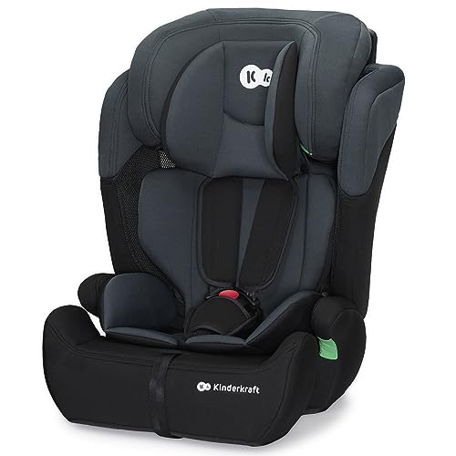 Kinderkraft Comfort Up I-Size 76-150 Cm Seggiolino Auto 9-36 Kg, Poggiatesta Regolabile Di 11 Livelli, Seduta Spaziosa, Cinture Di Sicurezza, Inserto