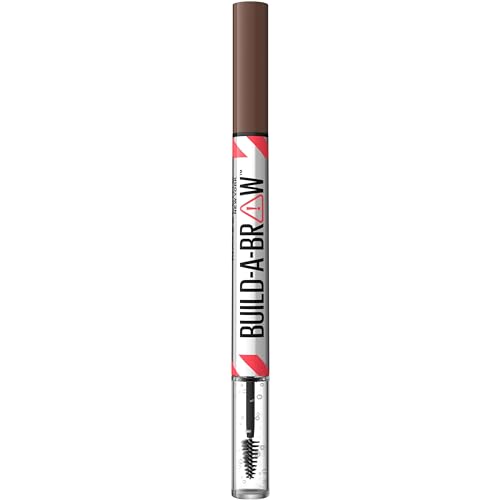 Maybelline New York, 2 In 1 Penna E Gel Sopracciglia, Per Sopracciglia Piene E Naturali, Tenuta Fino A 24 Ore, Waterproof, Formula Vegana, Build A Bro