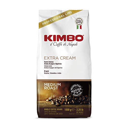 Cafã‰ En Grano Kimbo Extra Creme 1 Kg