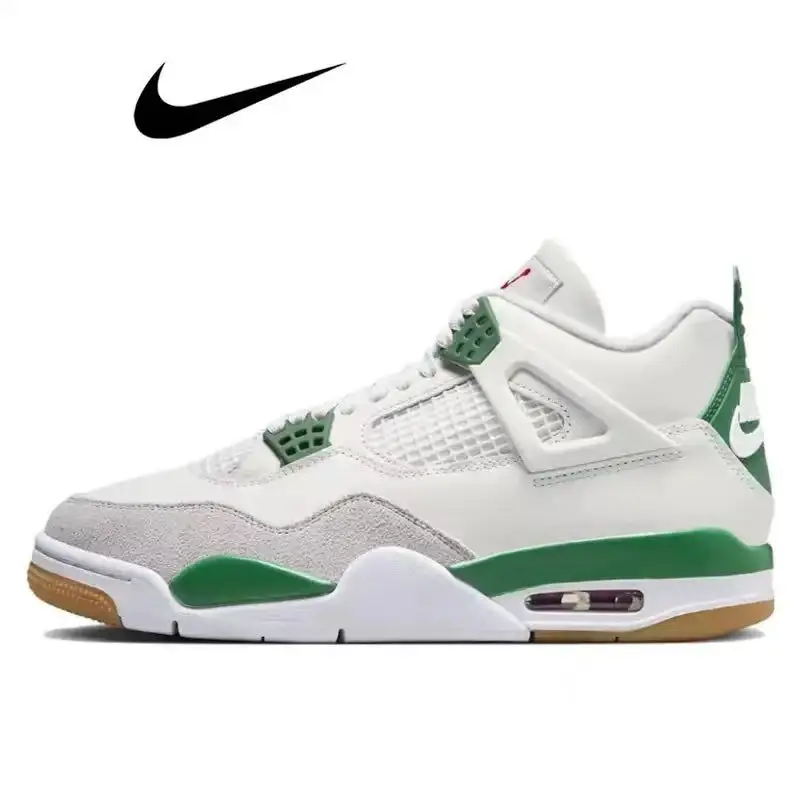 Nike-Zapatillas De Baloncesto X Air Jordan 4 Retro Sb Pine Green Para Hombre Y Mujer, Deportivas Clapsicas Para Exteriores