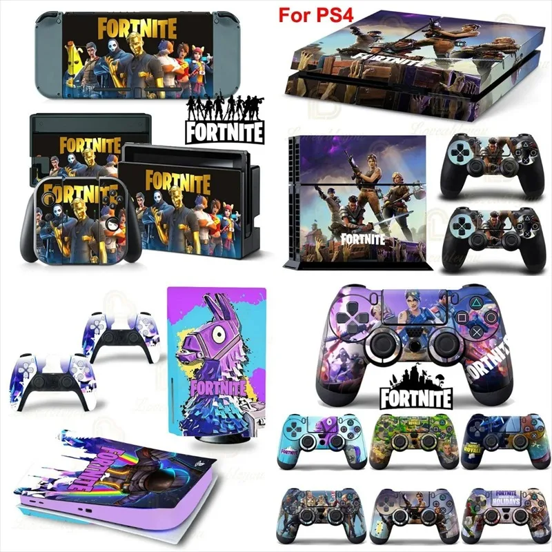 Adesivi Per Console Ninja Fortnite Per Sony Ps5 Digital Edition Decalcomanie Per Pelle A Colori Per Tutto Il Corpo Per Controller Playstation 5 Gamepa
