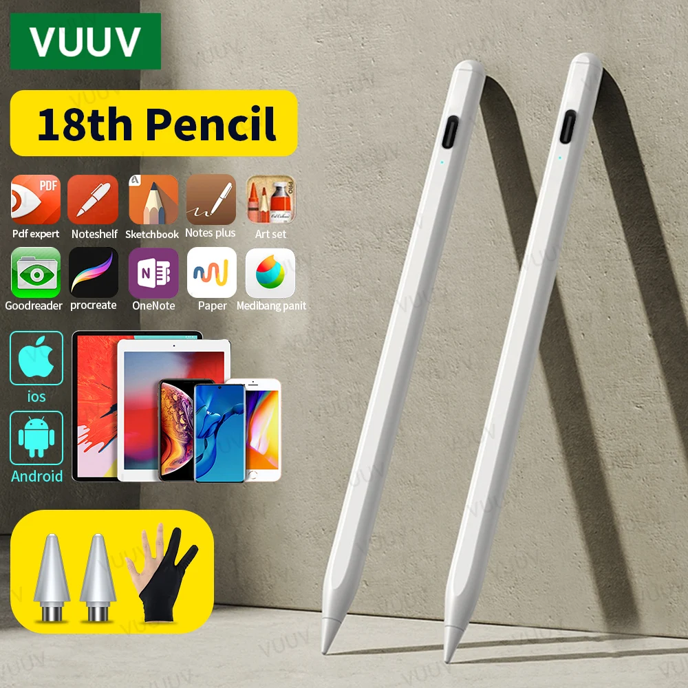 Vuuv Universal A18 Touch Pen Per Tablet Smart Phone Ipad Pen Per Android Touch Screen Stylus Pen Per Ipad Iphone Xiaomi Samsung