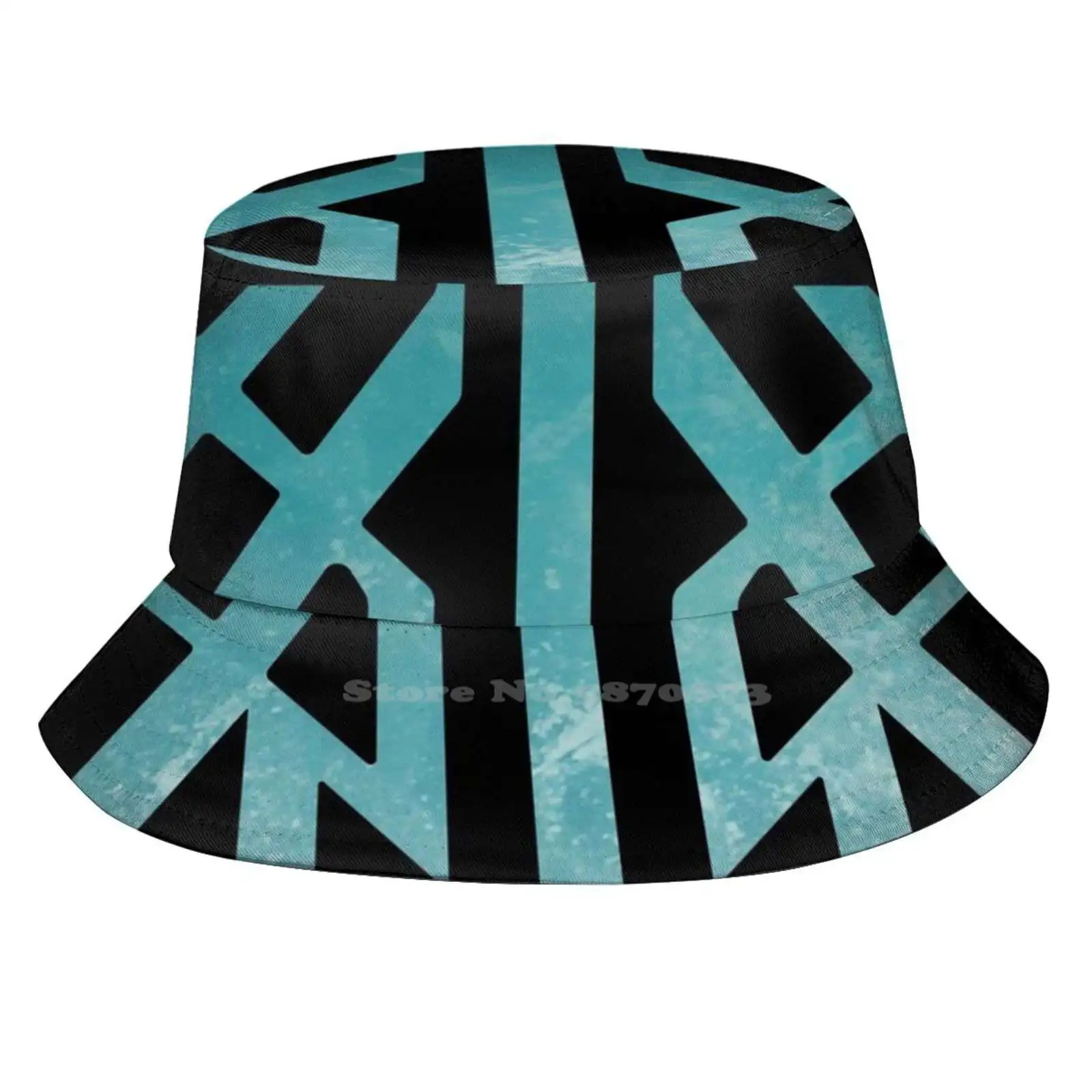 House Of Darkness Europa Ice Destiny 2 Pattern Design Stampato Cappelli Da Viaggio Secchiello Ice Black Red Glow Texture Cold Snow Destiny
