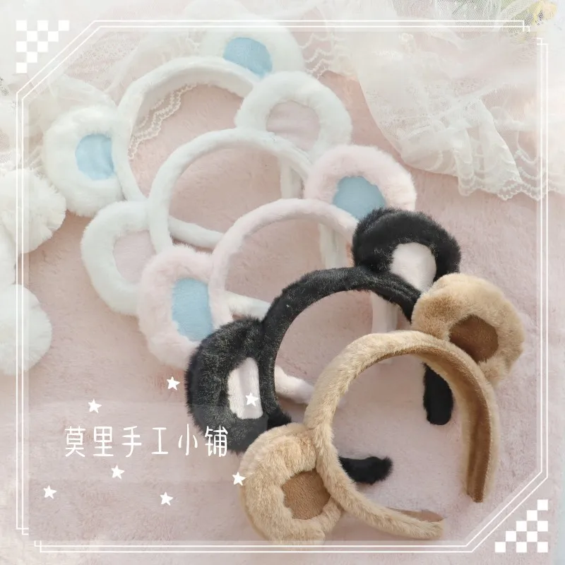 Lolita Sweet Hairband Bear Dolce Copricapo Marrone Kc Tiramisù