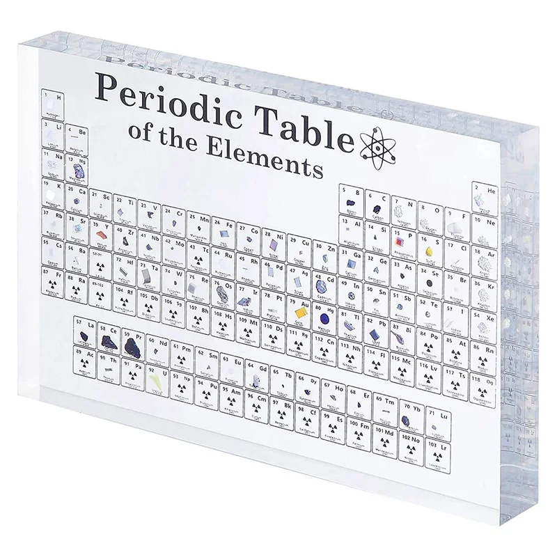 Tavola Periodica Con Elementi Reali All'Interno, Tavola Periodica Con Elementi Reali, Tabla Itubo Con Elementos Reales
