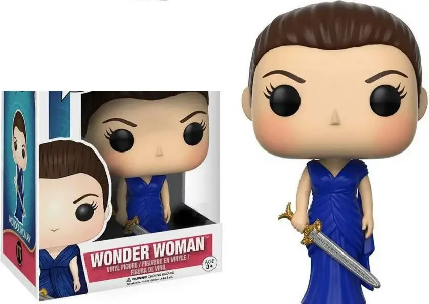 Funko Pop Superhero Wonder Woman Fumetti Animati Action Figure Periferiche Ww 177 # Pvc Action Figure Giocattoli Modello Da Collezione