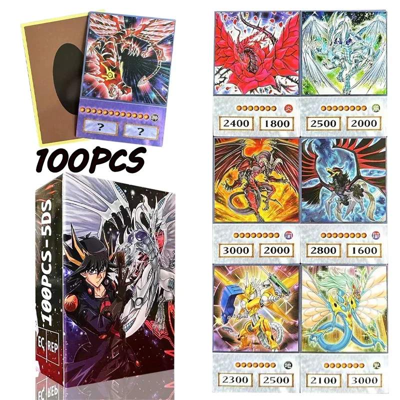 Gx 5 Ds100Pcs Battle Card Collect Yu Gi Oh Seto Yugi Muto Tea Gardner Duel Monster Blue Eyes White Dragon Dark Archmage Dm
