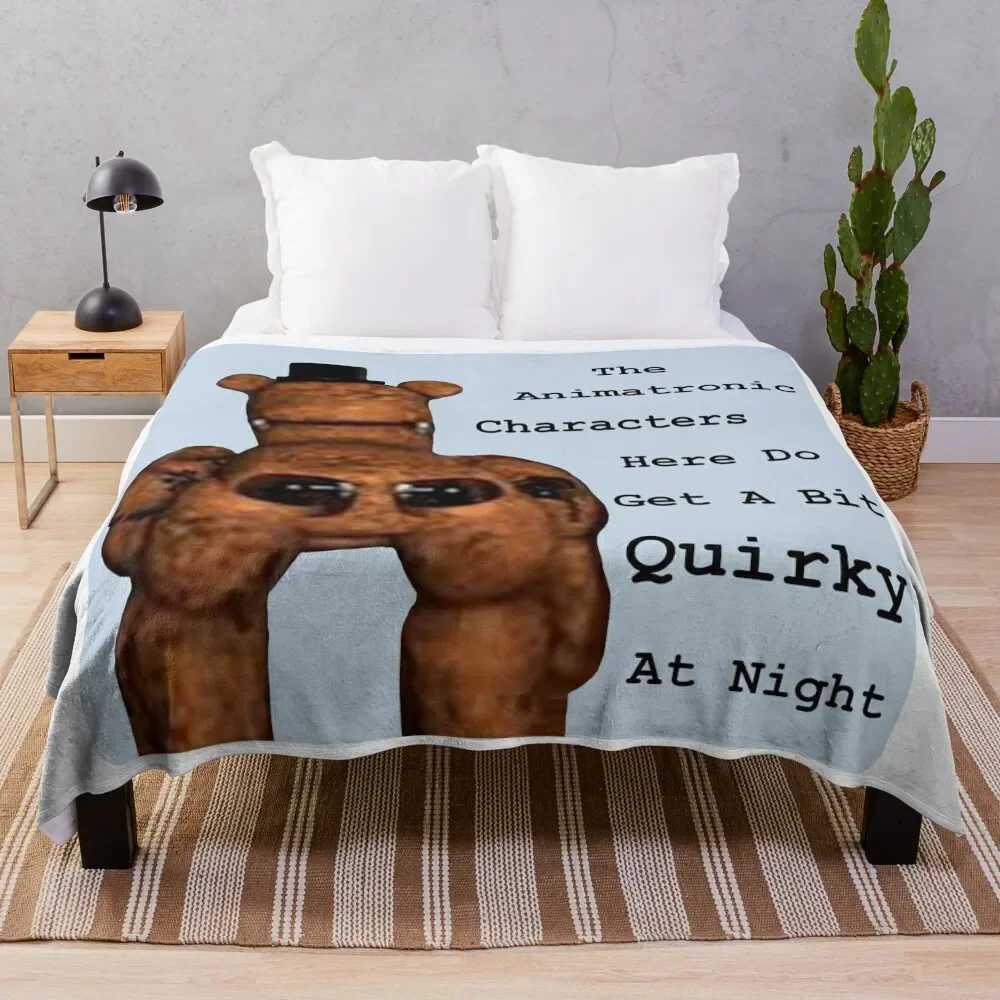 Quirky Animatronics Coperta Da Tiro Flanella Letto Plaid Moda Divani Coperte Di Halloween