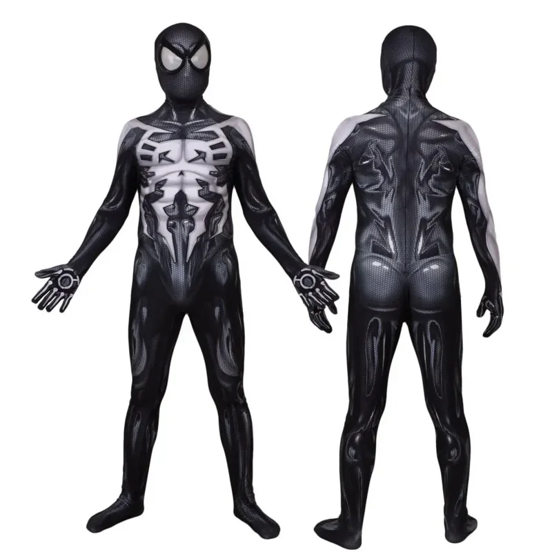 Nero 2099 Spidercosplay Venom Supereroe Costume Cosplay Uomo Ragazzi Vestito Maschile Zentai Vestito Adulto Bambini Tuta Partito Tuta