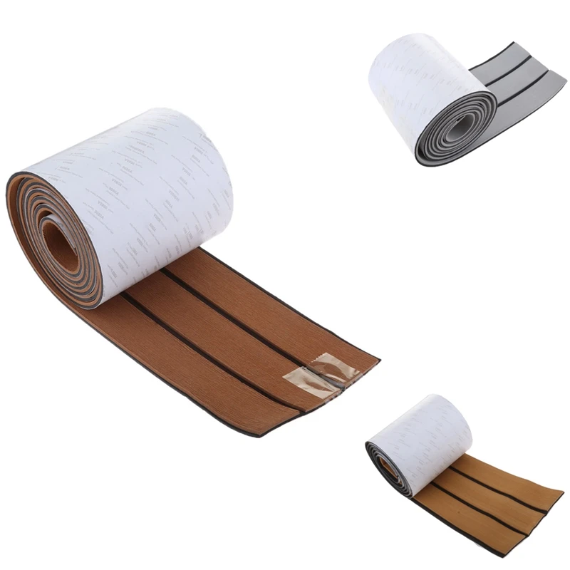2400 X170Mm Autoadesivo Barca Schiuma Eva Finto Decking Antiscivolo Barca Yacht Pavimentazione Pad Barca Decking Mat