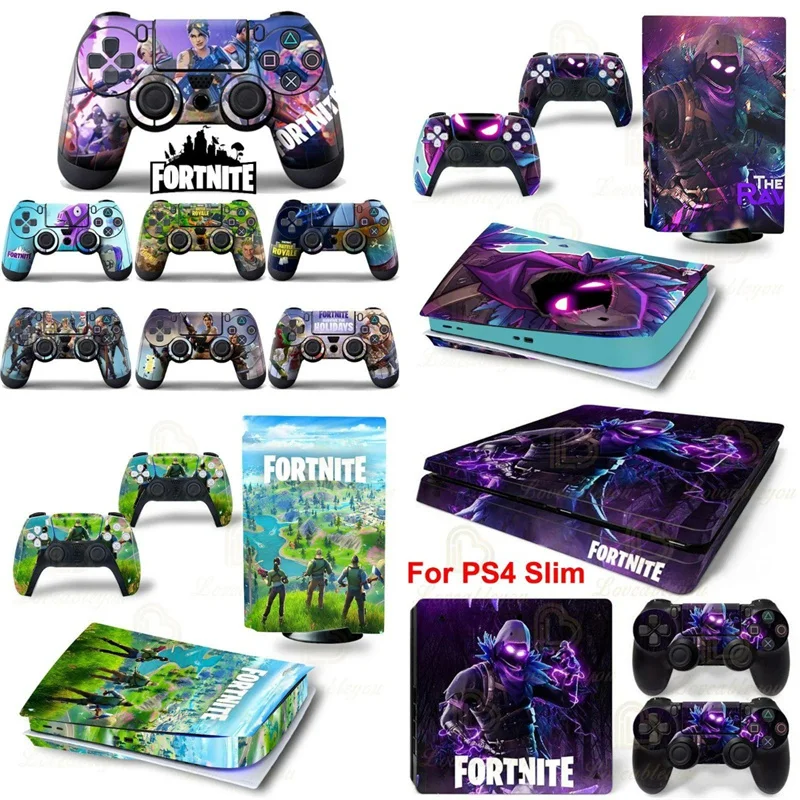 Adesivo Pelle Fortnite Per Controller Sony Playstation 4 Ps4 Accessori Di Gioco Decalcomania Di Protezione Antiscivolo Per Joystick Console Ps4