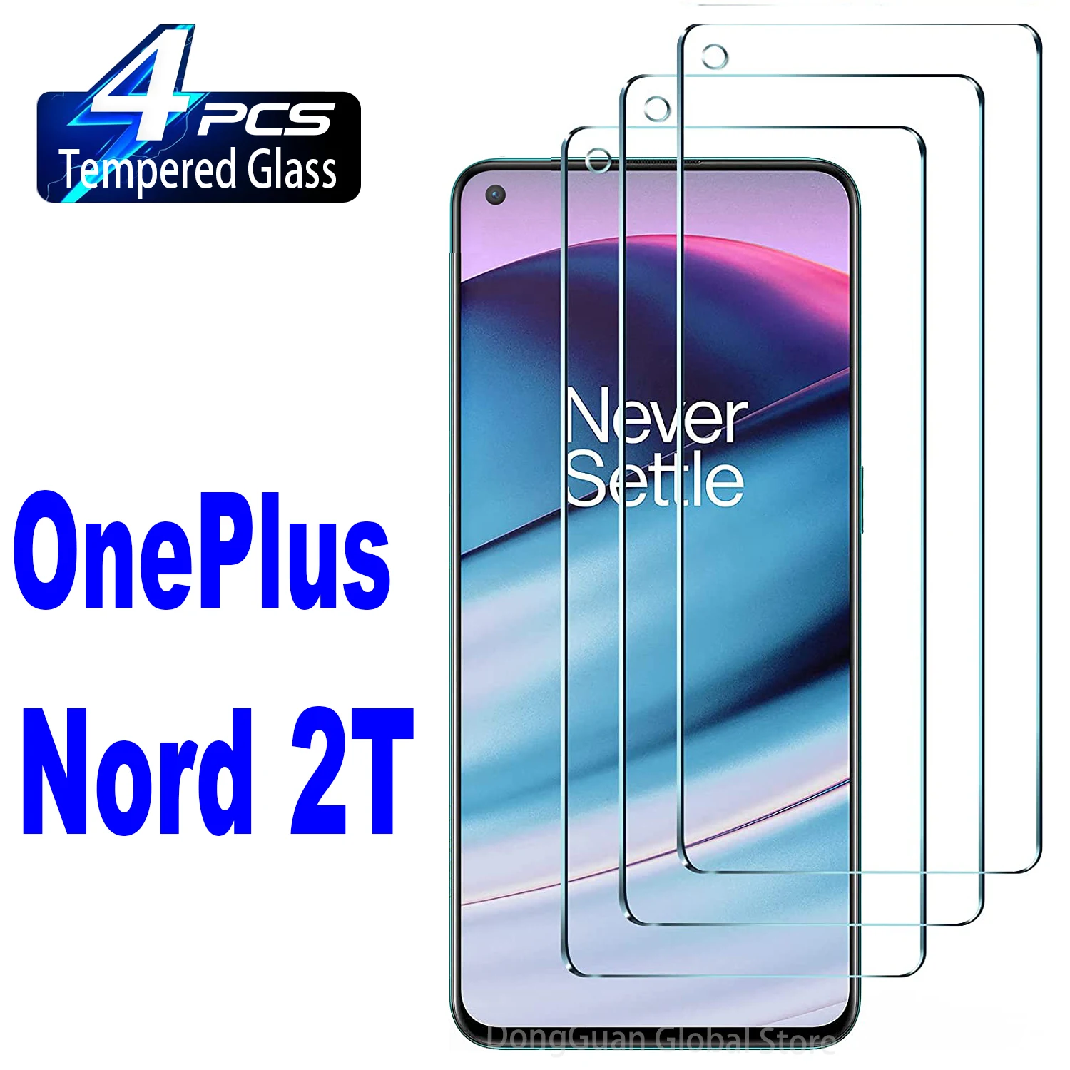 2/4 Pz Vetro Temperato Per Oneplus Nord 2T Oneplus Nord N10 N20 N200 Nord Ce 5G Nord 3 Vetro Proteggi Schermo