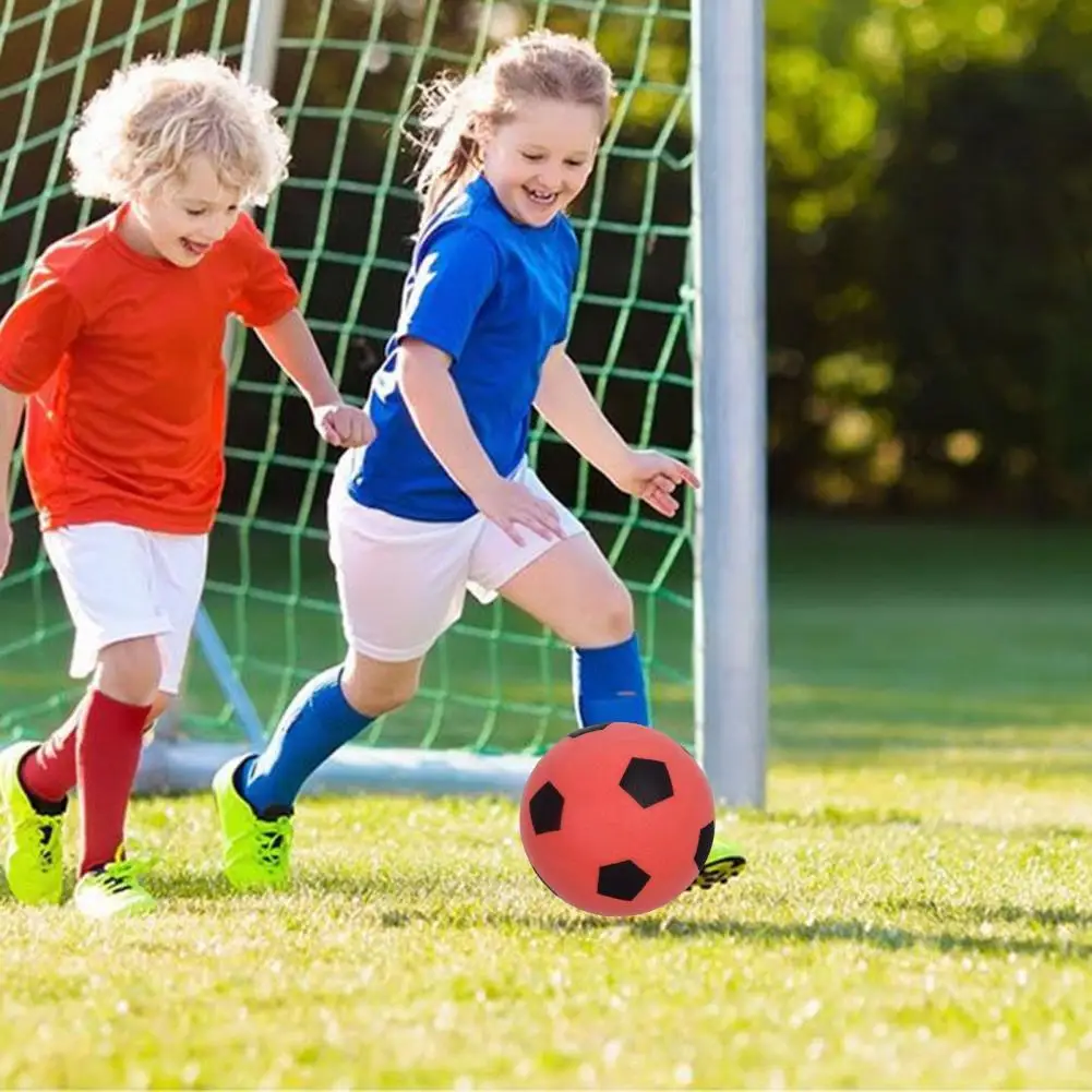 Silent Playtime Foam Ball Silent Football Indoor Training Ball Soft Elastic Soccer Gear Per Bambini Di Lunga Durata Per I Giovani