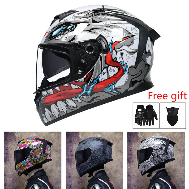 Casco E Sicurezza Per Moto Scooter Casco Moto Modular Capacetes Caschi Motore Integrale Casco Integrale Moto