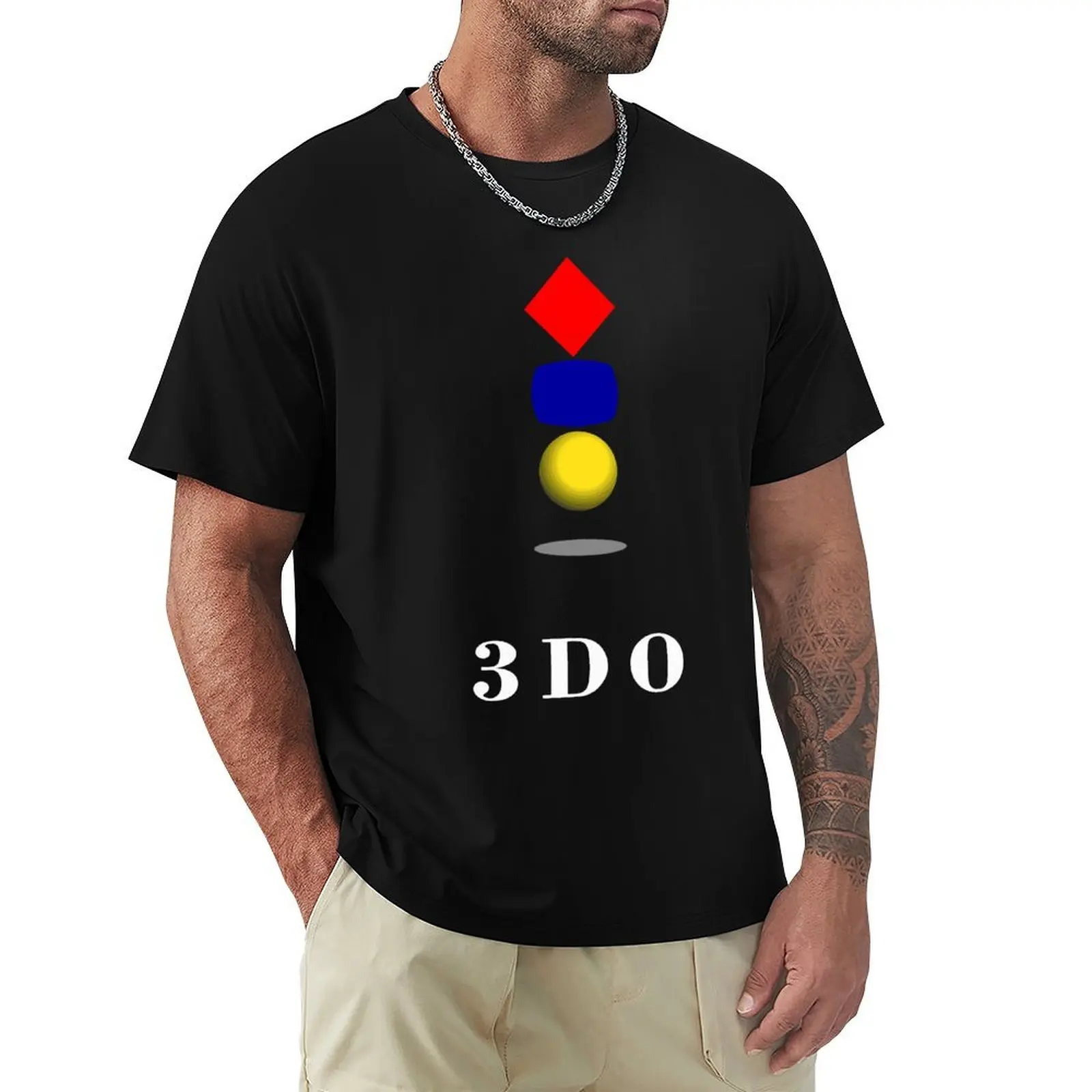 3Do Company Logo T-Shirt Animal Prinfor Boys Anime Clothes Plain T-Shirt Uomo