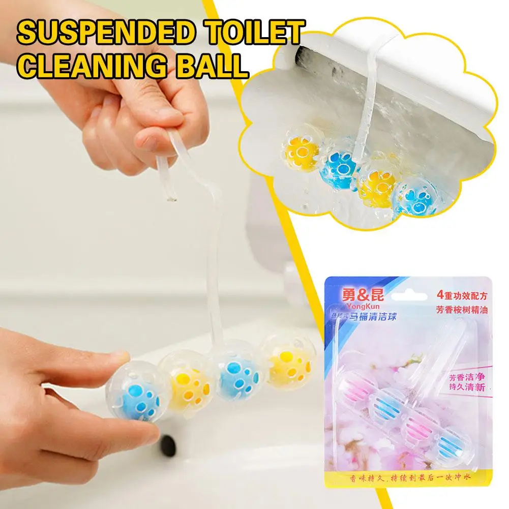 Water Hanging Cleaner Balls Forte Urina Dirt Deodorante Per Ambienti Deodorante Per Bagno Forniture Decontaminazione Pulizia Clea U9K2