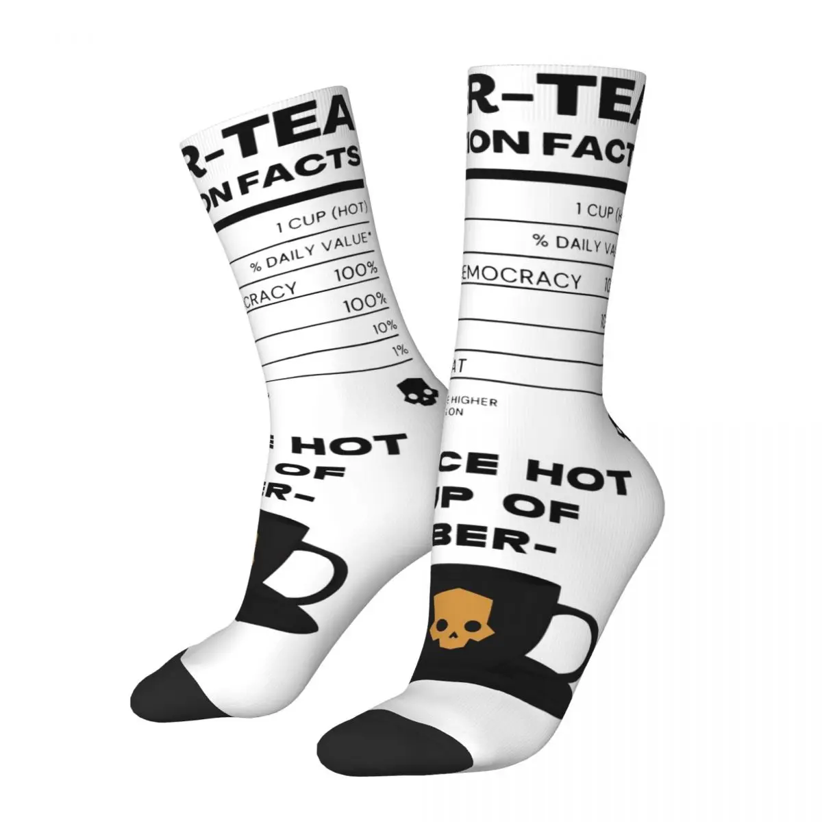 Uomo Donna Tazza Di Liber-Tea Helldivers 2 Calzini Super Soft Funny Videogioco Calzini Accessori Novità Calzini Regali Meravigliosi