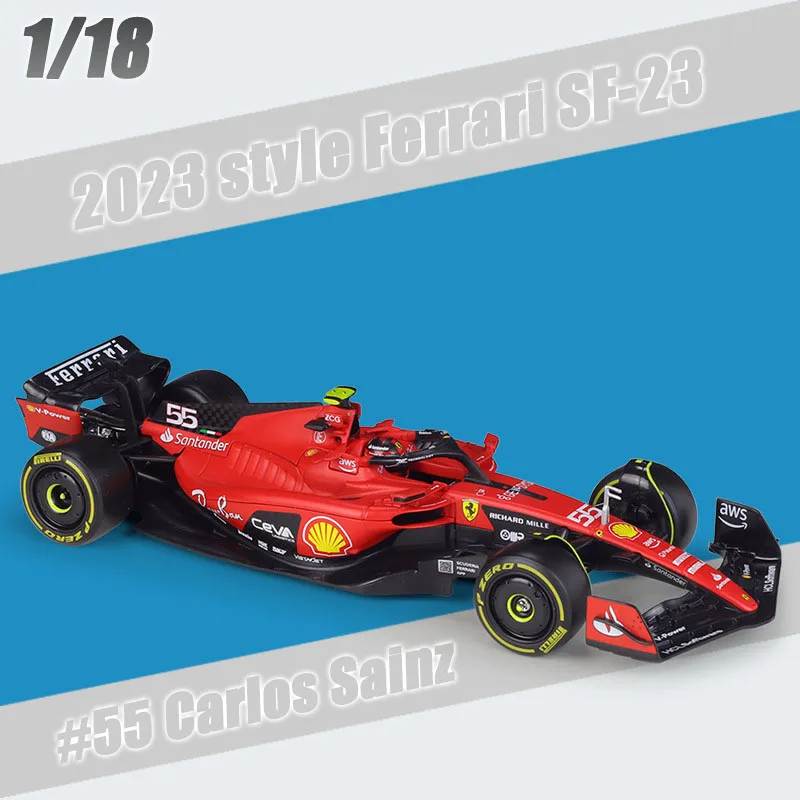 1/18 And1/24 F1 Formula Auto Ferrari Sf-23 Amg F1 W14 E Performance Lega Modello Di Auto Decorazione Collezione Ornamenti Regalo Di Festa