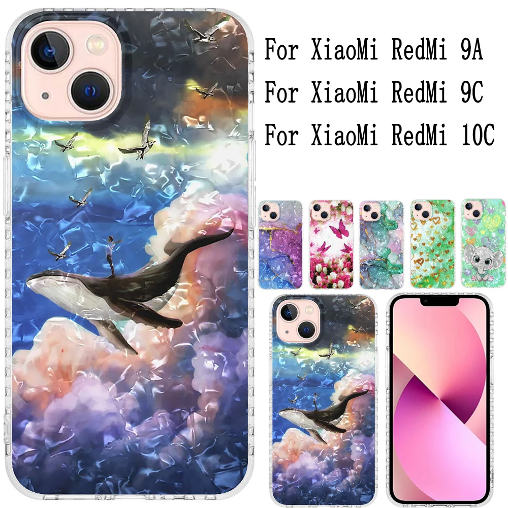 Sunjolly Mobile Phone Cases Covers For Xiaomi Redmi 9A 9C 10C Case Cover Coque For Xiaomi Redmi 9A Case