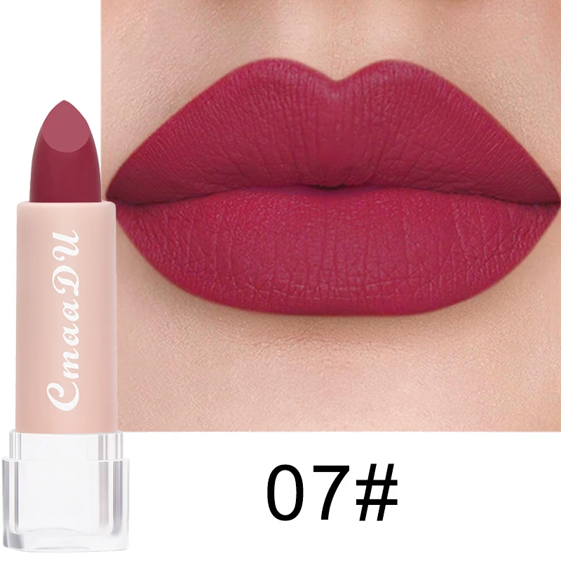 Rossetti In Velluto Opaco 15 Colori Rossetto Nudo Sexy Impermeabile Tazza Antiaderente Duratura Rossetto Rosa Rosso Trucco Cosmetico