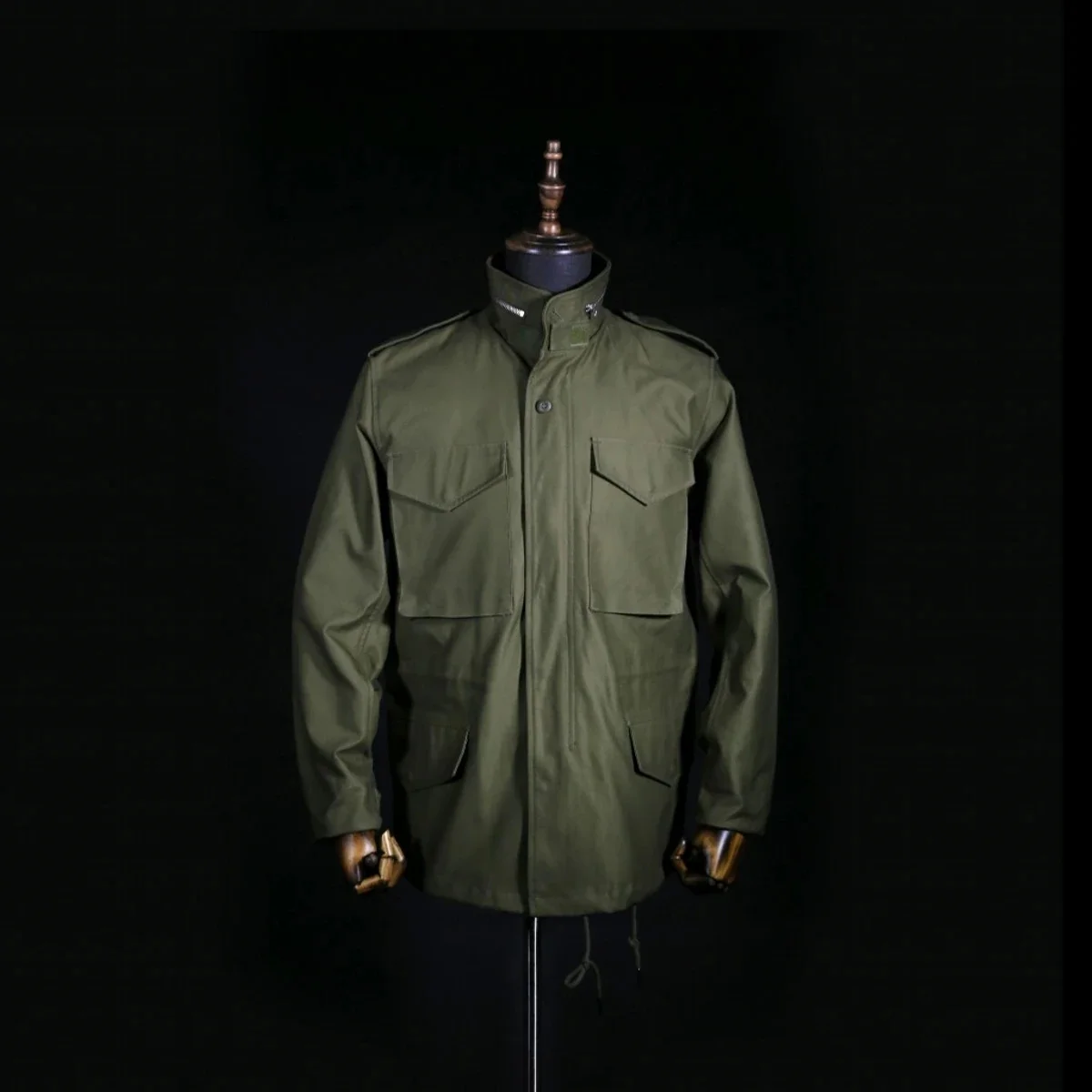 A.C.E. Us Army The 1966 M65 Replica Field Trench Coat Camouflage Military Jacket Winter Long Outwear