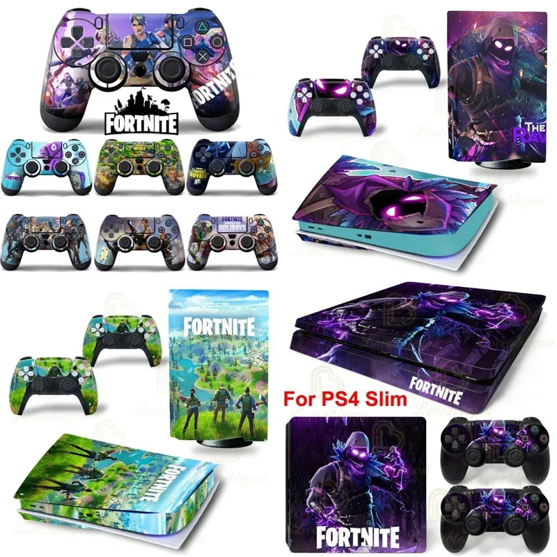 Adesivo Pelle Fortnite Per Controller Sony Playstation 4 Ps4 Accessori Di Gioco Decalcomania Di Protezione Antiscivolo Per Joystick Console Ps4