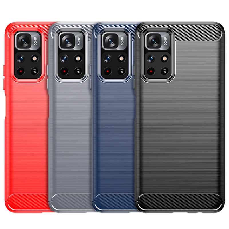 Per Xiaomi Poco M4 Pro 5G Custodia Xiaomi Poco F2 F3 X3 M3 M4 Pro 5G Custodia Cover Posteriore In Silicone Antiurto Xiaomi Poco M4 Pro 5G